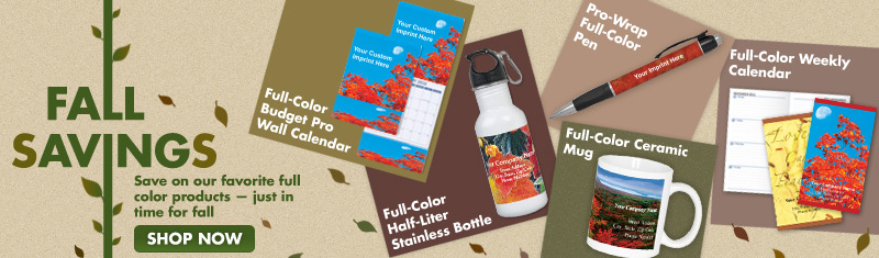 Save On Our Favorite Full Color Promotional Products - Every product comes backed by our 100% Satisfaction Guarantee