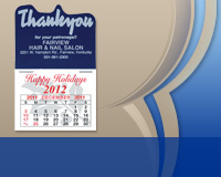 Custom Calendar Magnets and Stick-ups
