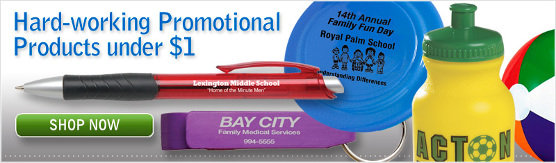 Hard-working Promotional Products under $1 - Every product comes backed by our 100% Satisfaction Guarantee